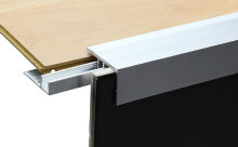 Tröskellist Alu 2 x 30 mm - 0,9 m